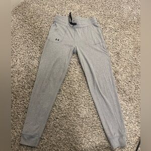 Under Armour Kids Light Gray Athletic Joggers